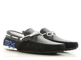 Details About Tods Mens Gommino Driving Moccasins Black Suede Leather Size Us 6 5 Eu 39