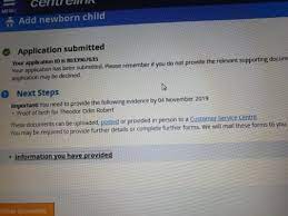 centrelink application help babycenter