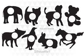 Baby Animals Silhouette Graphic By Apexdesign Creative Fabrica