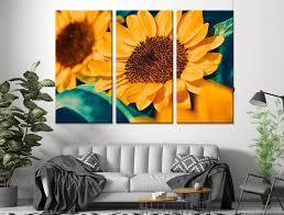 Sunflower Wall Decor Nature Modern