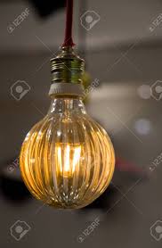 Decorative Antique Edison Style Filament Light Bulbs Hanging Stock Photo Picture And Royalty Free Image Image 121466606