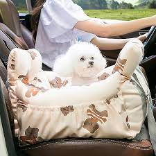 Cute Bear Dog Car Seat Cushion Central