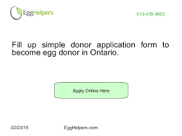 Levine says that the fda treats eggs just like any other organs when it comes to donations, and there are lots of rules and regulations in place to become an egg donor, just like with any tissue donation. Canada Egg Donation