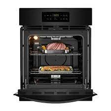 Single Electric Wall Oven Black