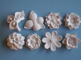 ceramic flowers flower wall art