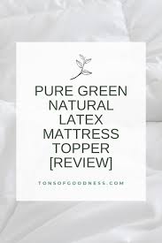 pure green natural latex mattress