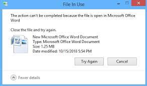 t delete files or folders error