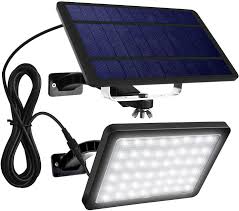 1000 Lumens 48 Led Solar Lights Outdoor Bright Jackyled Solar Powered Porch Lights With 5500mah Battery Wall Mount Auto Dusk To Dawn Security Lighting For Front Door Shed Patio Barn Garage Black