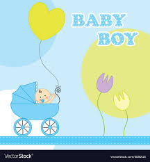 Baby Boy Birthday Card