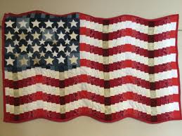 Pattern For Waving American Flag Wall