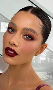 35 best prom makeup ideas dark red lips