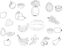 Before the baby is the task to remember where what color is located and reproduce the sample from memory. Coloring Books For Kids Fruits And Vegetables Pictures Names Painting Printable Approachingtheelephant