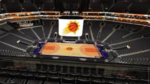 Viewed from the floor, seats are numbered across the row from left to right, beginning with 1. Upper National Basketball Association Playoffs Western Conference Semifinals Denver Nuggets V Phoenix Suns Game 2 Phoenix Suns Arena Koobit