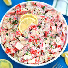 Crab meat salad from delish.com is begging to be at your summer picnic. Crab Salad Recipe Video Sweet And Savory Meals