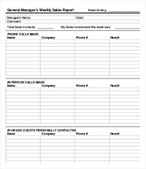 Sales And Marketing Report Template Daily Activity Format Xls