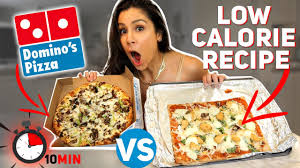 easy low calorie pizza vs dominos you