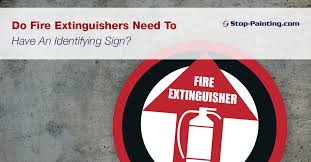 how to use fire extinguisher signs