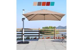10ft patio offset cantilever umbrella