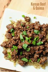 korean beef and quinoa on tone and tighten