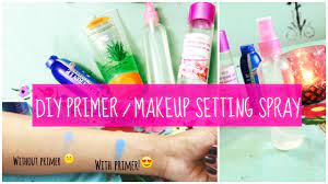 diy primer makeup setting spray at home