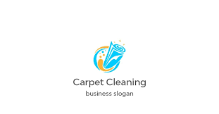 carpet cleaning logo design template