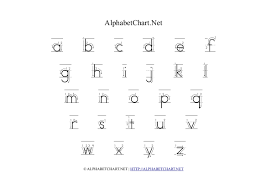 Alphabet Chart With Arrows In Lowercase Alphabet Chart Net