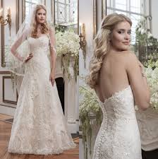 Discount 2016 New Justin Alexander A Line Wedding Dresses Vintage Sweetheart Lace Bridal Gowns Buttons Back Court Train Plus Size Wedding Gowns Kate