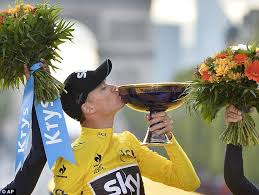 Image result for chris froome kissing  cup tour de france