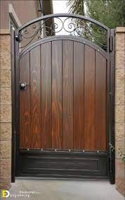 Unique Wood And Metal Gate Ideas To