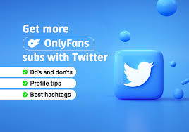 how to promote onlyfans on twitter use