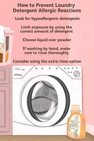 laundry detergent allergies causes