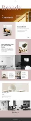 i am an interior designer web page design