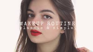 everyday makeup routine clic look
