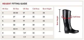 Wellington Hunter Size Chart Guide For Hunter Regent Tall