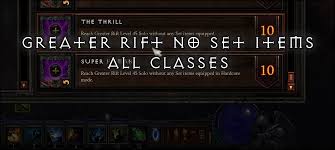 The Thrill Gr No Set Items Conquest All Classes Team Brg