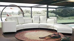 curved and round sectional sofas
