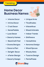 700 home decor business name ideas