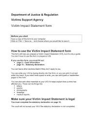 Read through this post and find out more. Victim Impact Statement Form Australia In Word And Pdf Formats