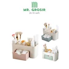 cosmetic makeup storage rack with
