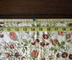 Quick Trick For Hanging A Small Quilt