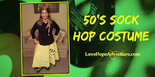 50 s sock hop costume idea love hope