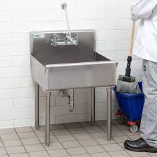 stainless steel commercial utility sink