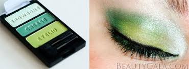greenie palette makeup look
