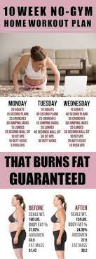 10 Week No Gym Home Workout Plan