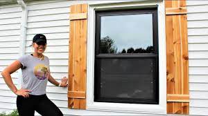 Siding protects not only the exterior of your home but the interior. The 30 Minute Cedar Shutters Easy Diy Project Youtube