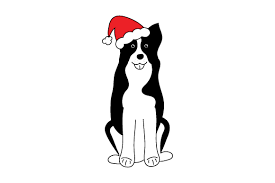 Christmas Border Collie Svg Cut File By Creative Fabrica Crafts Creative Fabrica