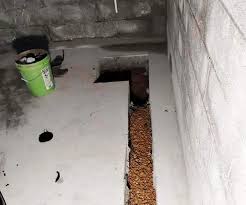 Basement French Drain Cleanout Process