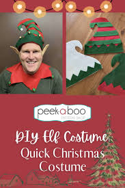 diy elf costume fun and quick costume