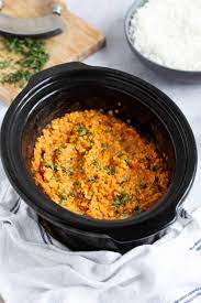 easy slow cooker red lentil dahl recipe