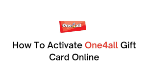 activate one4all gift card